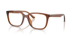 กรอบแว่นสายตา Rayban RX7248D-8409 Transparent Brown แว่นสายตา Rayban RX7248D-8409 มุมเฉียง สีน้ำตาลโปร่งใส สำหรับผู้ใช้ทุกเพศ