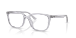 แว่นสายตา Rayban RX7248D-8411 มุมเฉียง สีเทาอ่อนโปร่งใส สำหรับผู้ใช้ทุกเพศ