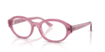 แว่นสายตา Rayban RX7257F-8435 มุมเฉียง สีชมพู สำหรับผู้ใช้ทุกเพศ