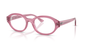 แว่นสายตา Rayban RX7257F-8435 มุมเฉียง สีชมพู สำหรับผู้ใช้ทุกเพศ