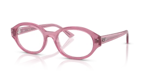 แว่นสายตา Rayban RX7257F-8435 มุมเฉียง สีชมพู สำหรับผู้ใช้ทุกเพศ