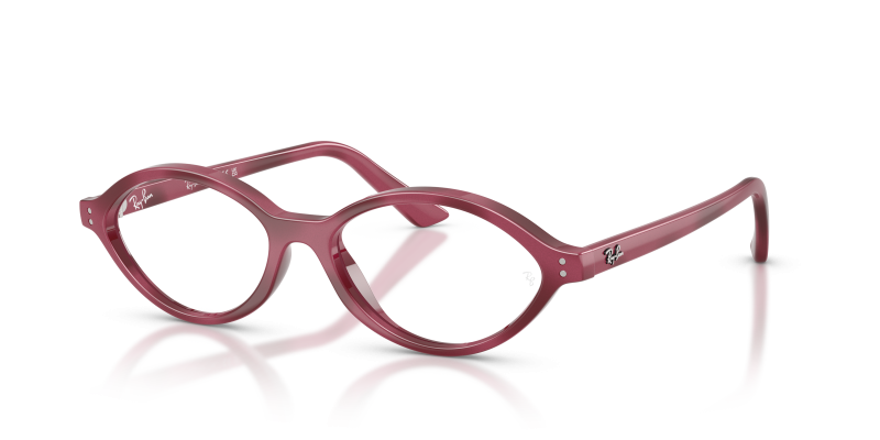 กรอบแว่นสายตา Rayban RX7265-8492 Violet Havana แว่นสายตา Rayban RX7265-8492 มุมเฉียง สีฮาวานาม่วง สำหรับผู้ใช้ทุกเพศ