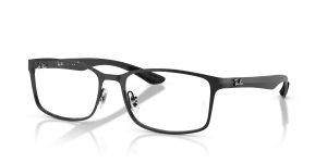 แว่นสายตา Rayban RX8424-2509 มุมเฉียง สีดำ สำหรับผู้ใช้ทุกเพศ