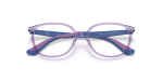 กรอบแว่นสายตา Rayban RY1598-3885 Transparent Violet แว่นสายตา Rayban RY1598-3885 close-up ด้านหน้า