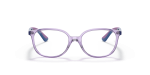 กรอบแว่นสายตา Rayban RY1598-3885 Transparent Violet แว่นสายตา Rayban RY1598-3885 ด้านหน้า