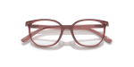 กรอบแว่นสายตา Rayban Junior Elliot RY9097V-3936 Opal Pink แว่นสายตา Rayban RY9097V-3936 close-up ด้านหน้า