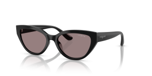 แว่นกันแดด Vogue VJ2026-W44/7N มุมเฉียง สีดำ สำหรับเด็กผู้หญิง