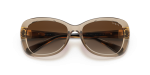 แว่นกันแดด Vogue VO2943SB-299013 Transparent Light Brown Brown Gradient แว่นกันแดด Vogue VO2943SB-299013 close-up ด้านหน้า