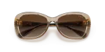 แว่นกันแดด Vogue VO2943SB-299013 Transparent Light Brown Brown Gradient แว่นกันแดด Vogue VO2943SB-299013 close-up ด้านหน้า