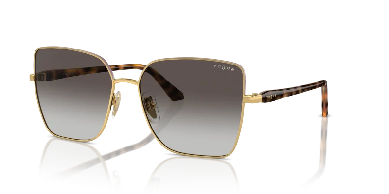 แว่นกันแดด Vogue VO4199S-51988G Top Antique Rose/Gold Grey Gradient Black แว่นกันแดด Vogue VO4199S-51988G มุมเฉียง กุหลาบแอนทิคด้านบน/สีทอง สำหรับผู้หญิง