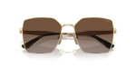 แว่นกันแดด Vogue VO4284S-848/T5 Pale Gold Gradient Brown Polarized แว่นกันแดด Vogue VO4284S-848/T5 close-up ด้านหน้า