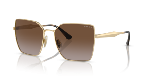 แว่นกันแดด Vogue VO4284S-848/T5 มุมเฉียง สีทองอ่อน สำหรับผู้หญิง