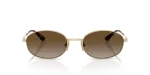 แว่นกันแดด Vogue VO4323S-848/T5 Pale Gold Grey Gradient Brown Polarized แว่นกันแดด Vogue VO4323S-848/T5 ด้านหน้า