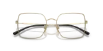 กรอบแว่นสายตา Vogue VO4328D-848 Pale Gold แว่นสายตา Vogue VO4328D-848 close-up ด้านหน้า