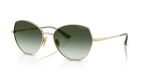แว่นกันแดด Vogue VO4330S-848/8E Pale Gold Gradient Green แว่นกันแดด Vogue VO4330S-848/8E มุมเฉียง สีทองอ่อน สำหรับผู้หญิง