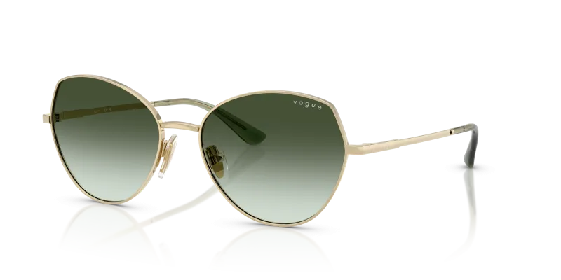แว่นกันแดด Vogue VO4330S-848/8E มุมเฉียง สีทองอ่อน สำหรับผู้หญิง