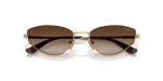แว่นกันแดด Vogue VO4339S-848/13 Pale Gold Brown Gradient แว่นกันแดด Vogue VO4339S-848/13 close-up ด้านหน้า