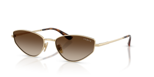แว่นกันแดด Vogue VO4339S-848/13 มุมเฉียง สีทองอ่อน สำหรับผู้หญิง