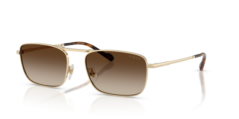 แว่นกันแดด Vogue VO4346S-848/13 มุมเฉียง สีทองอ่อน สำหรับผู้ชาย