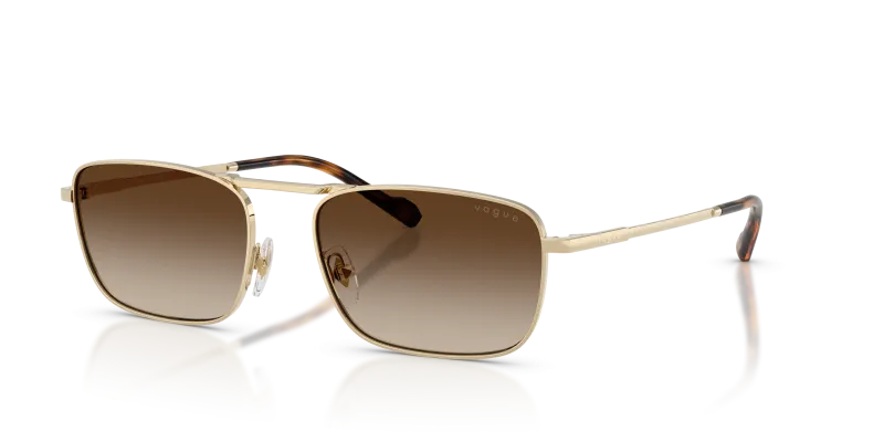 แว่นกันแดด Vogue VO4346S-848/13 มุมเฉียง สีทองอ่อน สำหรับผู้ชาย
