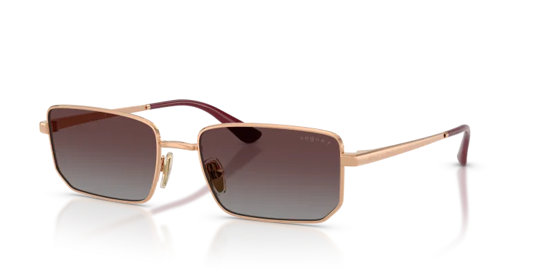 แว่นกันแดด Vogue VO4352S-515262 มุมเฉียง สีโรสโกลด์ สำหรับผู้หญิง