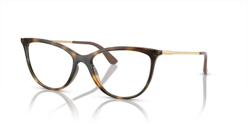 กรอบแว่นสายตา Vogue VO5239-W656 Dark Havana แว่นสายตา Vogue VO5239-W656 มุมเฉียง สีฮาวานาเข้ม สำหรับผู้หญิง