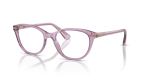 กรอบแว่นสายตา Vogue VO5497I-2922 Transparent Violet แว่นสายตา Vogue VO5497I-2922 มุมเฉียง สีม่วงโปร่งใส สำหรับผู้หญิง