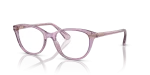 กรอบแว่นสายตา Vogue VO5497I-2922 Transparent Violet แว่นสายตา Vogue VO5497I-2922 มุมเฉียง สีม่วงโปร่งใส สำหรับผู้หญิง