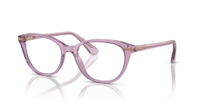 แว่นสายตา Vogue VO5497I-2922 มุมเฉียง สีม่วงโปร่งใส สำหรับผู้หญิง