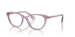 แว่นสายตา Vogue VO5497I-2922 มุมเฉียง สีม่วงโปร่งใส สำหรับผู้หญิง