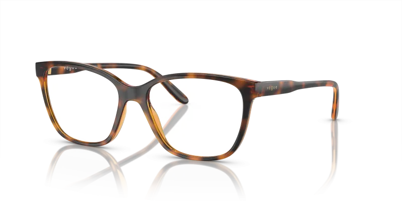 แว่นสายตา Vogue VO5518F-W656 มุมเฉียง สีฮาวานาเข้ม สำหรับผู้หญิง