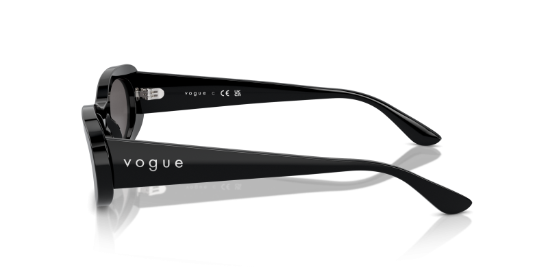 แว่นกันแดด Vogue VO5582S-W44/87 มุมข้าง ขาแว่นสีดำ