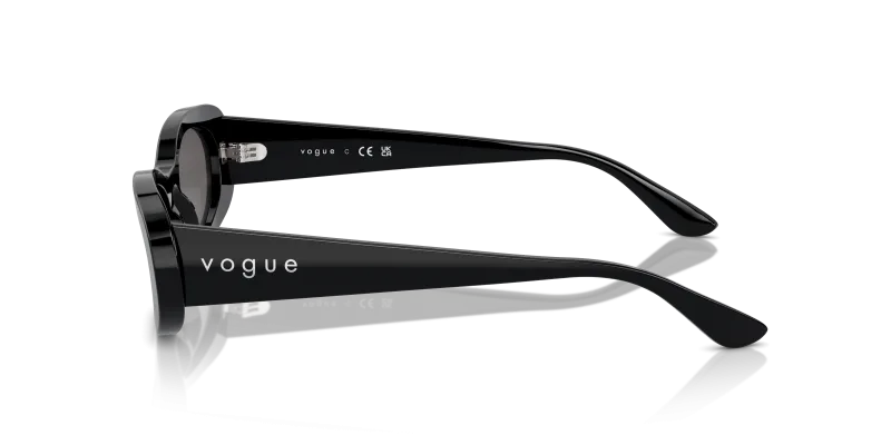 แว่นกันแดด Vogue VO5582S-W44/87 มุมข้าง ขาแว่นสีดำ