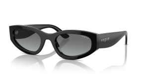 แว่นกันแดด Vogue VO5585S-W44/11 มุมเฉียง สีดำ สำหรับผู้หญิง