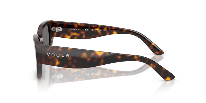 แว่นกันแดด Vogue VO5586S-W65681 มุมข้าง ขาแว่นสีฮาวานาเข้ม