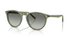 แว่นกันแดด Vogue VO5599S-318711 Transparent Green Gradient Grey แว่นกันแดด Vogue VO5599S-318711 มุมเฉียง สีเขียวโปร่งใส สำหรับผู้ชาย
