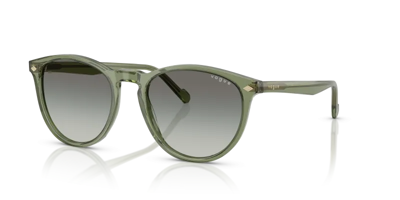 แว่นกันแดด Vogue VO5599S-318711 มุมเฉียง สีเขียวโปร่งใส สำหรับผู้ชาย