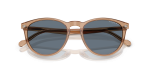 แว่นกันแดด Vogue VO5599S-31894Y Transparent Brown Blue Polar แว่นกันแดด Vogue VO5599S-31894Y close-up ด้านหน้า