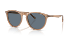 แว่นกันแดด Vogue VO5599S-31894Y Transparent Brown Blue Polar แว่นกันแดด Vogue VO5599S-31894Y มุมเฉียง สีน้ำตาลโปร่งใส สำหรับผู้ชาย