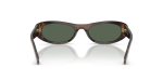 แว่นกันแดด Vogue VO5695SU-327971 Milky Brown Havana Dark Green แว่นกันแดด Vogue VO5695SU-327971 ขาแว่นด้านใน
