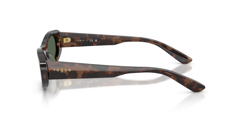 แว่นกันแดด Vogue VO5695SU-327971 มุมข้าง ขาแว่นสี Milky Brown Havana