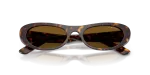 แว่นกันแดด Vogue VO5695SU-W65683 Dark Havana Dark Brown Polarized แว่นกันแดด Vogue VO5695SU-W65683 close-up ด้านหน้า