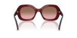 แว่นกันแดด Vogue VO5706SB-328614 Transparent Bordeaux Brown Pink Gradient แว่นกันแดด Vogue VO5706SB-328614 ขาแว่นด้านใน