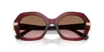 แว่นกันแดด Vogue VO5706SB-328614 Transparent Bordeaux Brown Pink Gradient แว่นกันแดด Vogue VO5706SB-328614 close-up ด้านหน้า