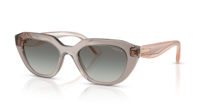 แว่นกันแดด Vogue VO5711S-330111 มุมเฉียง สี Milky Warm Grey สำหรับผู้หญิง