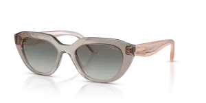 แว่นกันแดด Vogue VO5711S-330111 มุมเฉียง สี Milky Warm Grey สำหรับผู้หญิง