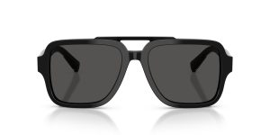 แว่นกันแดด Dolce & Gabbana DG4544 501/87 Black Dark Grey