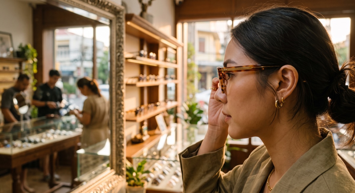 แว่นตาแบรนด์เลือกยังไงให้เข้าหน้าและดูแพง eyeglasses featured
