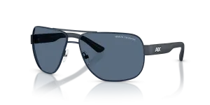 แว่นกันแดด Armani Exchange AX2012S 609980 มุมเฉียง สีน้ำเงินด้าน สำหรับผู้ชาย