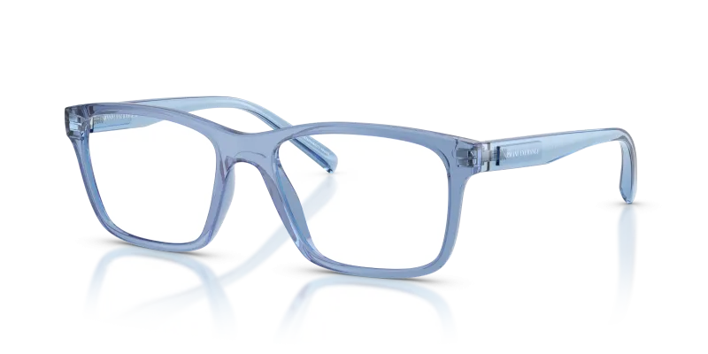 Armani Exchange AX3114F 8345 แว่นสายตาสีน้ำเงินโปร่งใส ผู้ชาย